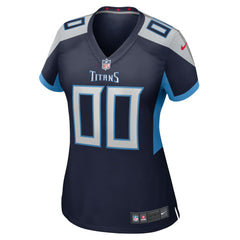 Tennessee Titans Women's Custom Game Jersey - Navy Jerseys