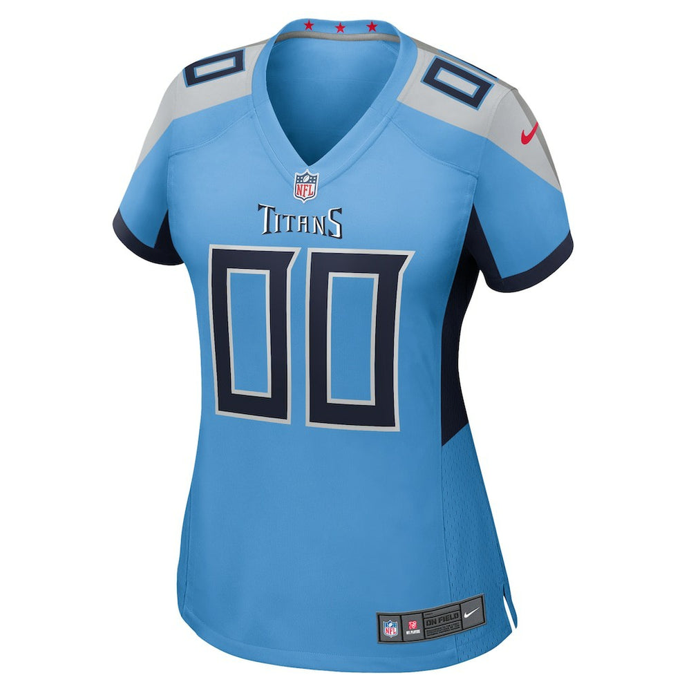 Tennessee Titans Women's Alternate Custom Game Jersey - Light Blue Jerseys