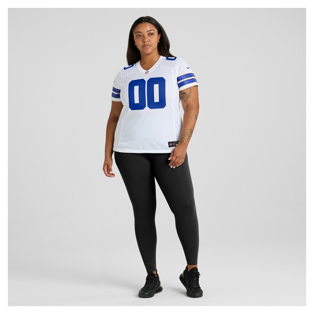 Dallas Cowboys Women's Custom Game Jersey - White Jerseys
