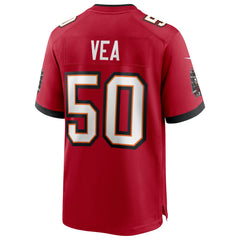 Vita Vea Tampa Bay Buccaneers Game Jersey - Red Jerseys