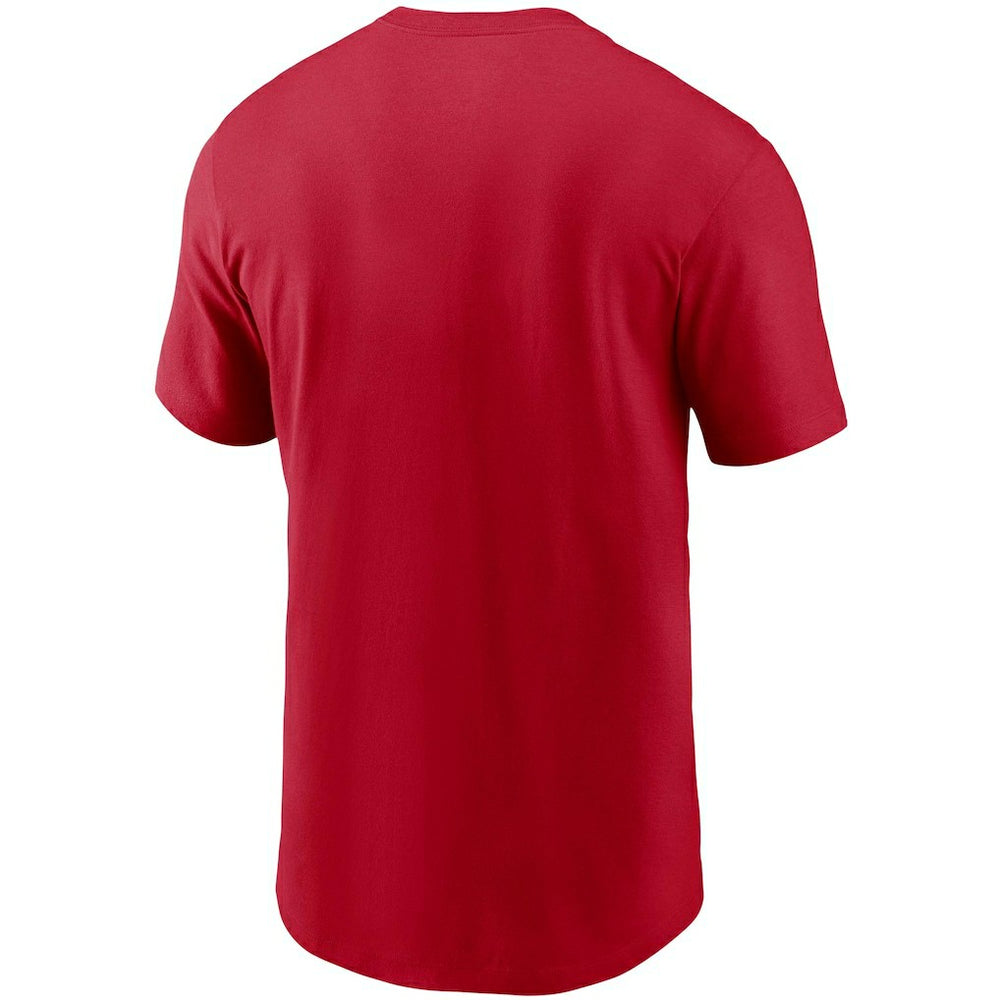 New England Patriots Team Wordmark T-Shirt - Red T-shirts