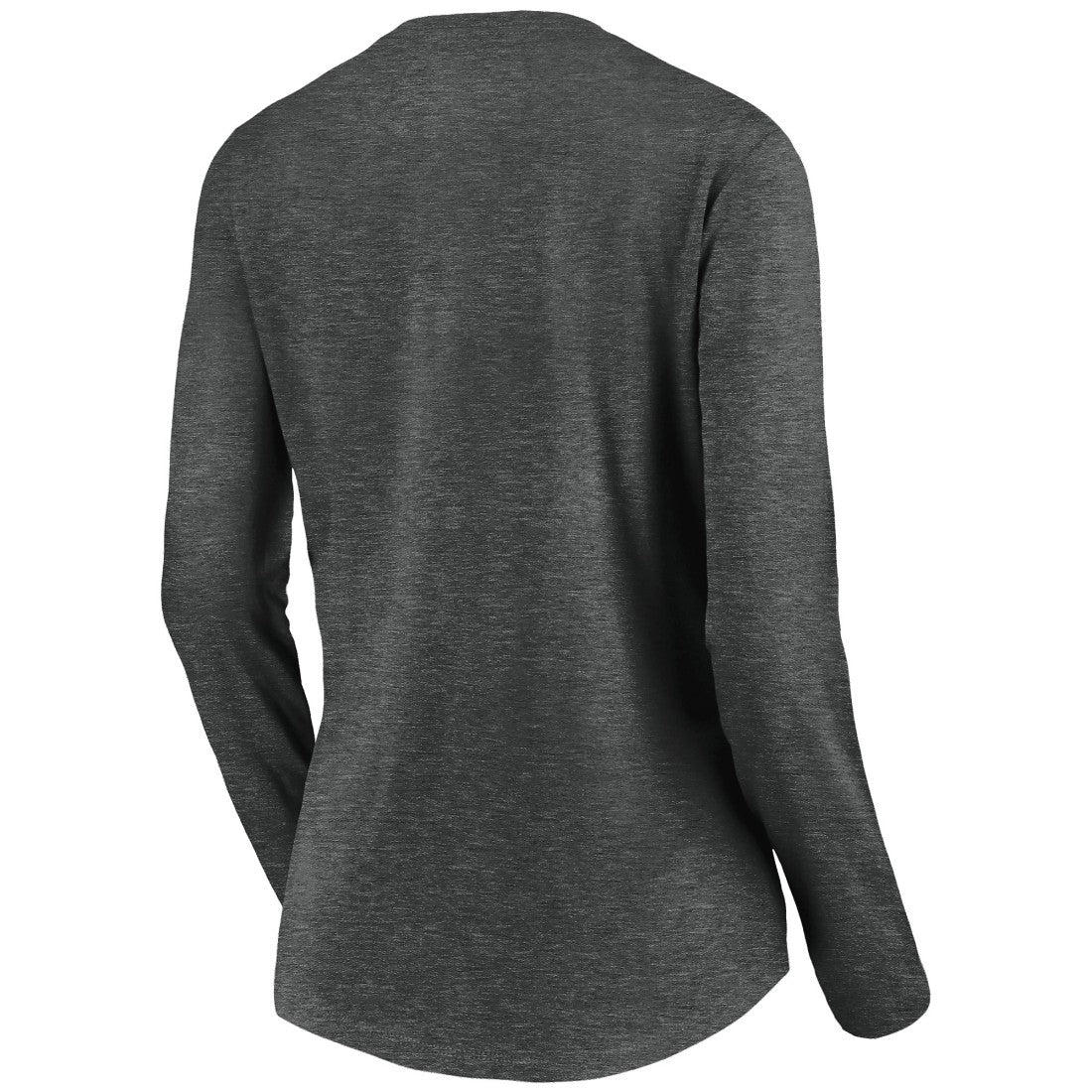 Tampa Bay Buccaneers Women's Primary Logo Long Sleeve V-Neck T-Shirt - Heather Gray T-shirts