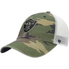 Las Vegas Raiders '47 Branson Trucker Clean Up Hat - Camo Hats