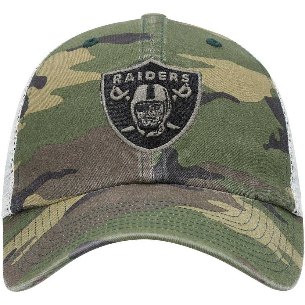 Las Vegas Raiders '47 Branson Trucker Clean Up Hat - Camo Hats