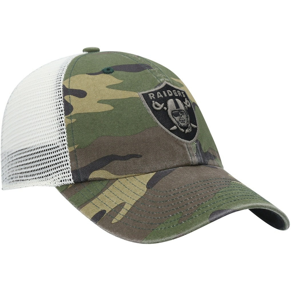 Las Vegas Raiders '47 Branson Trucker Clean Up Hat - Camo Hats