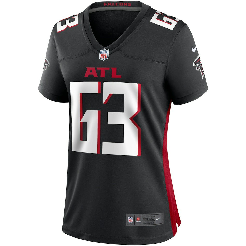 Chris Lindstrom Atlanta Falcons Women's Game Jersey - Black Jerseys