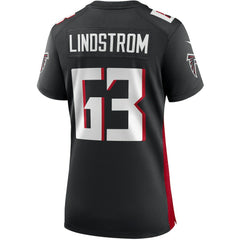 Chris Lindstrom Atlanta Falcons Women's Game Jersey - Black Jerseys
