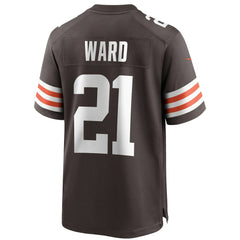 Denzel Ward Cleveland Browns Player Game Jersey - Brown Jerseys