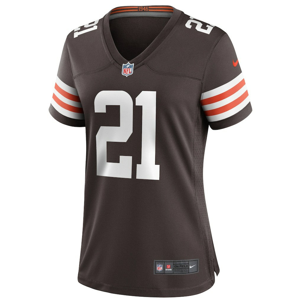 Denzel Ward Cleveland Browns Women's Player Game Jersey - Brown Jerseys