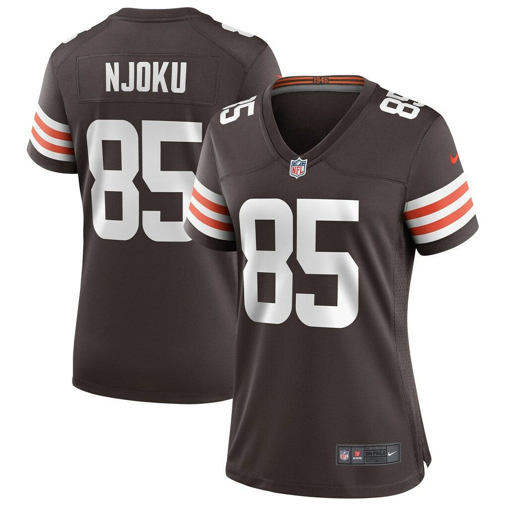 David Njoku Cleveland Browns Women's Player Game Jersey - Brown Jerseys