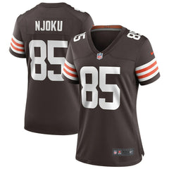 David Njoku Cleveland Browns Women's Player Game Jersey - Brown Jerseys