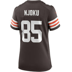 David Njoku Cleveland Browns Women's Player Game Jersey - Brown Jerseys