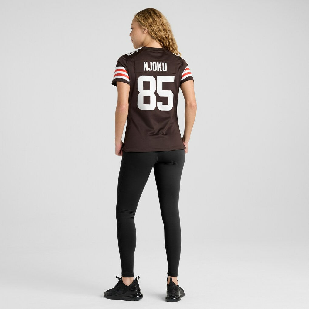 David Njoku Cleveland Browns Women's Player Game Jersey - Brown Jerseys