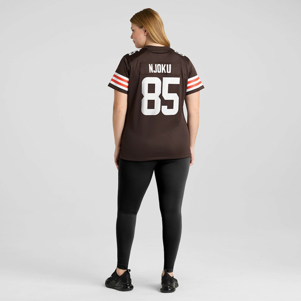 David Njoku Cleveland Browns Women's Player Game Jersey - Brown Jerseys