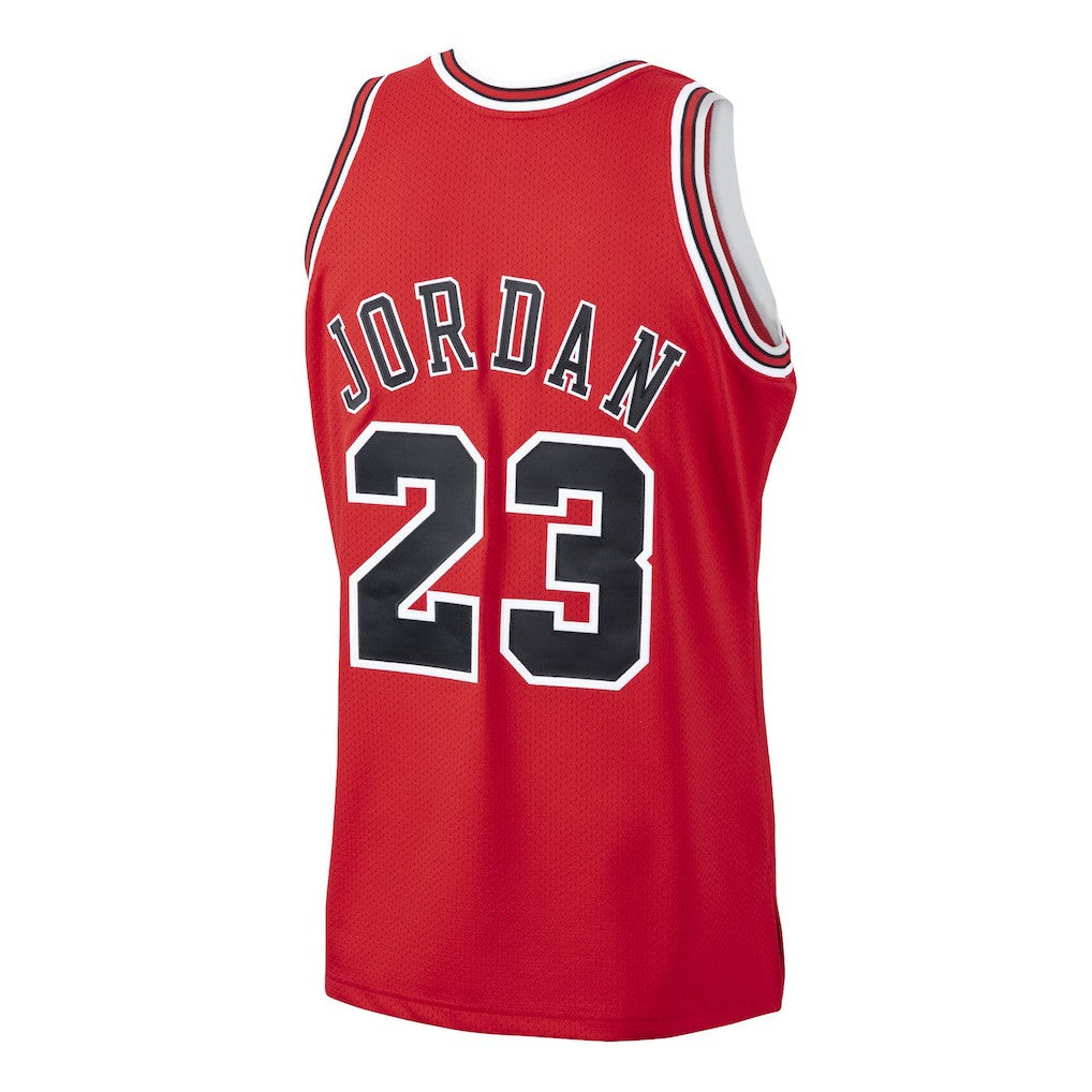 Michael Jordan Chicago Bulls 1997/98 Hardwood Classics Authentic Jersey Scarlet - Mitchell & Ness
