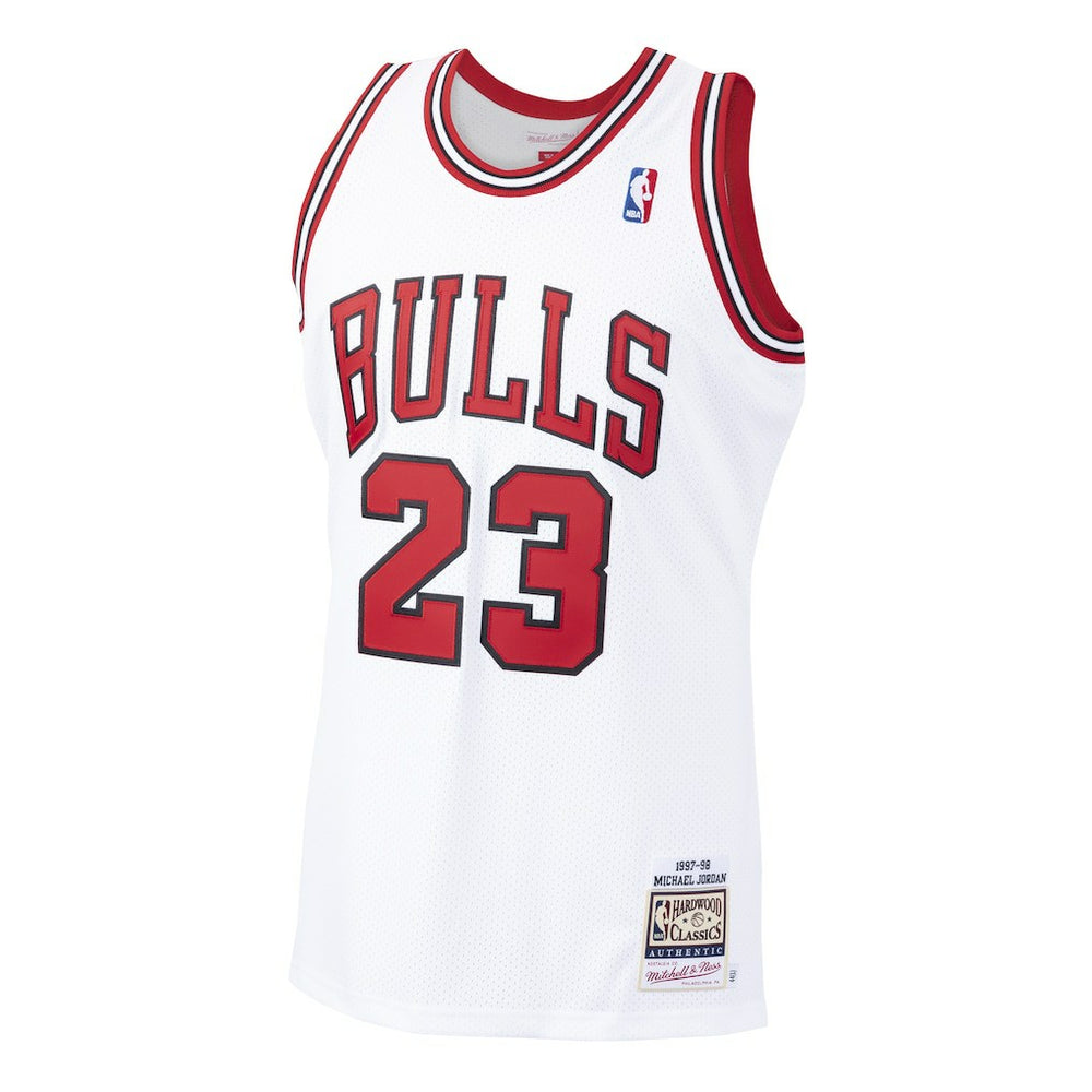 Michael Jordan Chicago Bulls 1997/98 Hardwood Classics Authentic Jersey White - Mitchell & Ness
