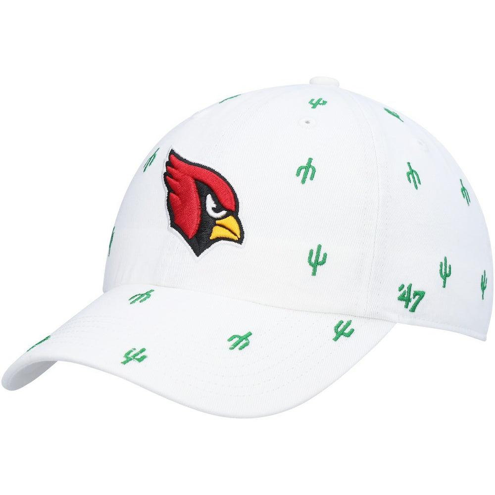 Arizona Cardinals '47 Women's Confetti Clean Up Adjustable Hat - White Hats