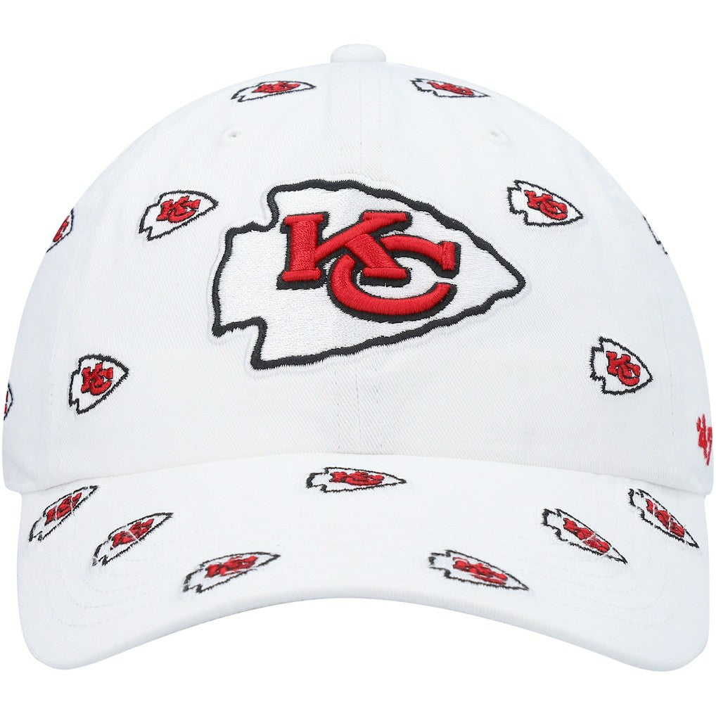 Kansas City Chiefs '47 Women's Confetti Clean Up Adjustable Hat - White Hats