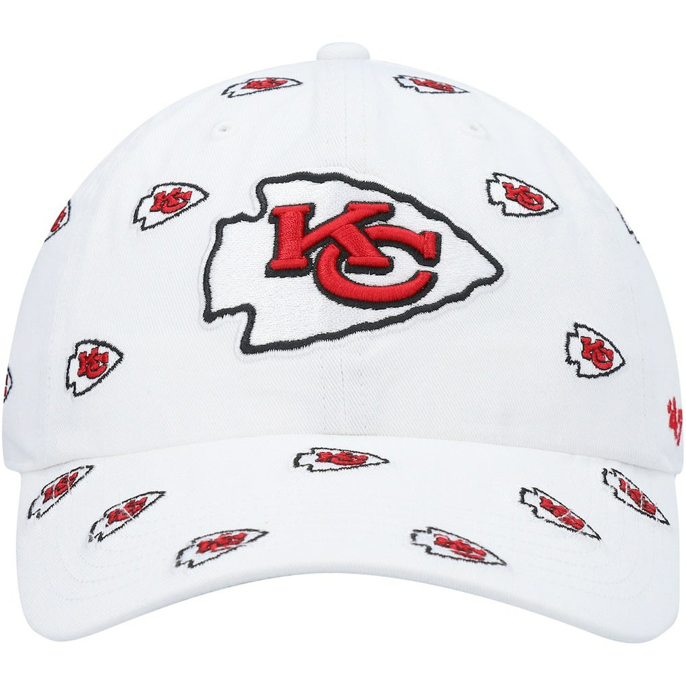 Kansas City Chiefs '47 Women's Confetti Clean Up Adjustable Hat - White Hats