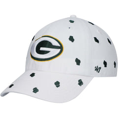 Green Bay Packers '47 Women's Confetti Clean Up Adjustable Hat - White Hats