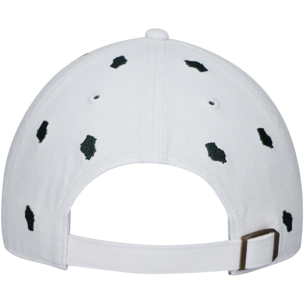 Green Bay Packers '47 Women's Confetti Clean Up Adjustable Hat - White Hats