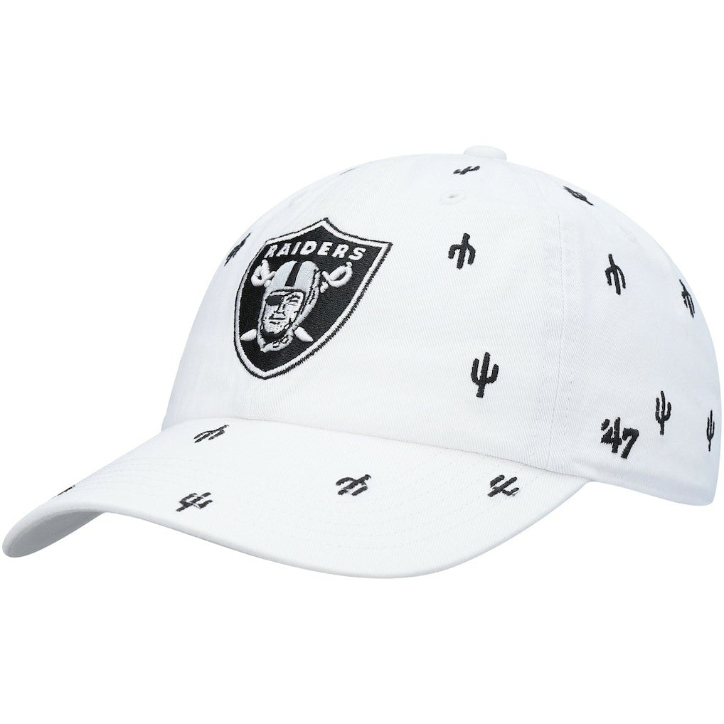 Las Vegas Raiders '47 Women's Confetti Clean Up Adjustable Hat - White Hats