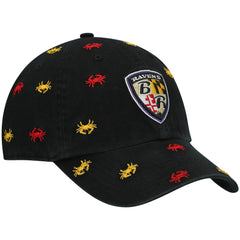 Baltimore Ravens '47 Women's Confetti Clean Up Adjustable Hat - Black Hats