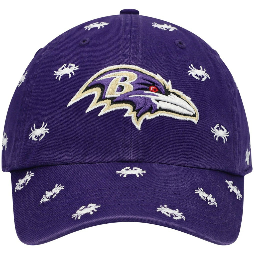Baltimore Ravens '47 Women's Confetti Clean Up Adjustable Hat - Purple Hats