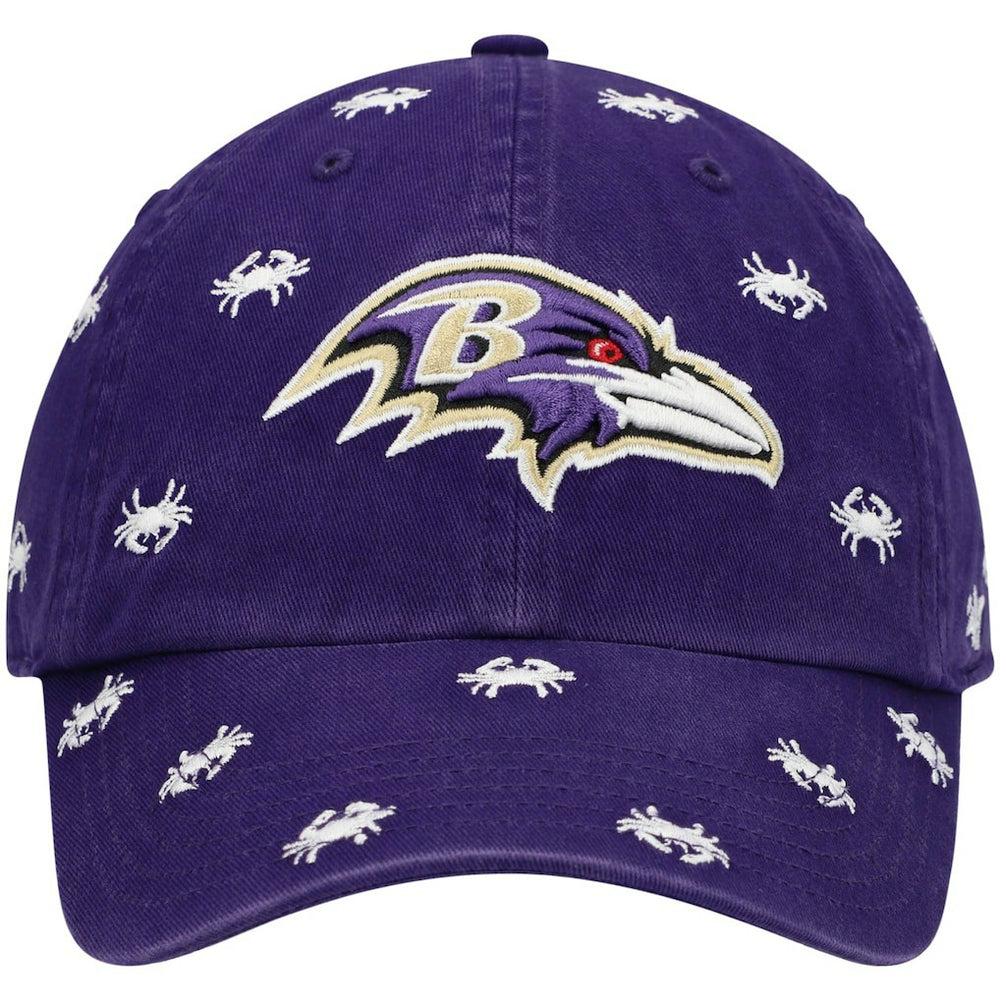 Baltimore Ravens '47 Women's Confetti Clean Up Adjustable Hat - Purple Hats