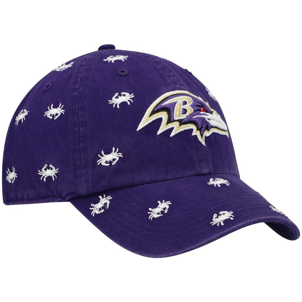 Baltimore Ravens '47 Women's Confetti Clean Up Adjustable Hat - Purple Hats