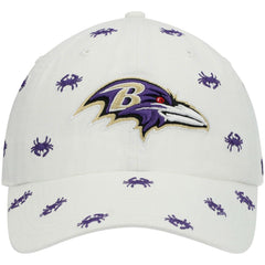 Baltimore Ravens '47 Women's Confetti Clean Up Adjustable Hat - White Hats