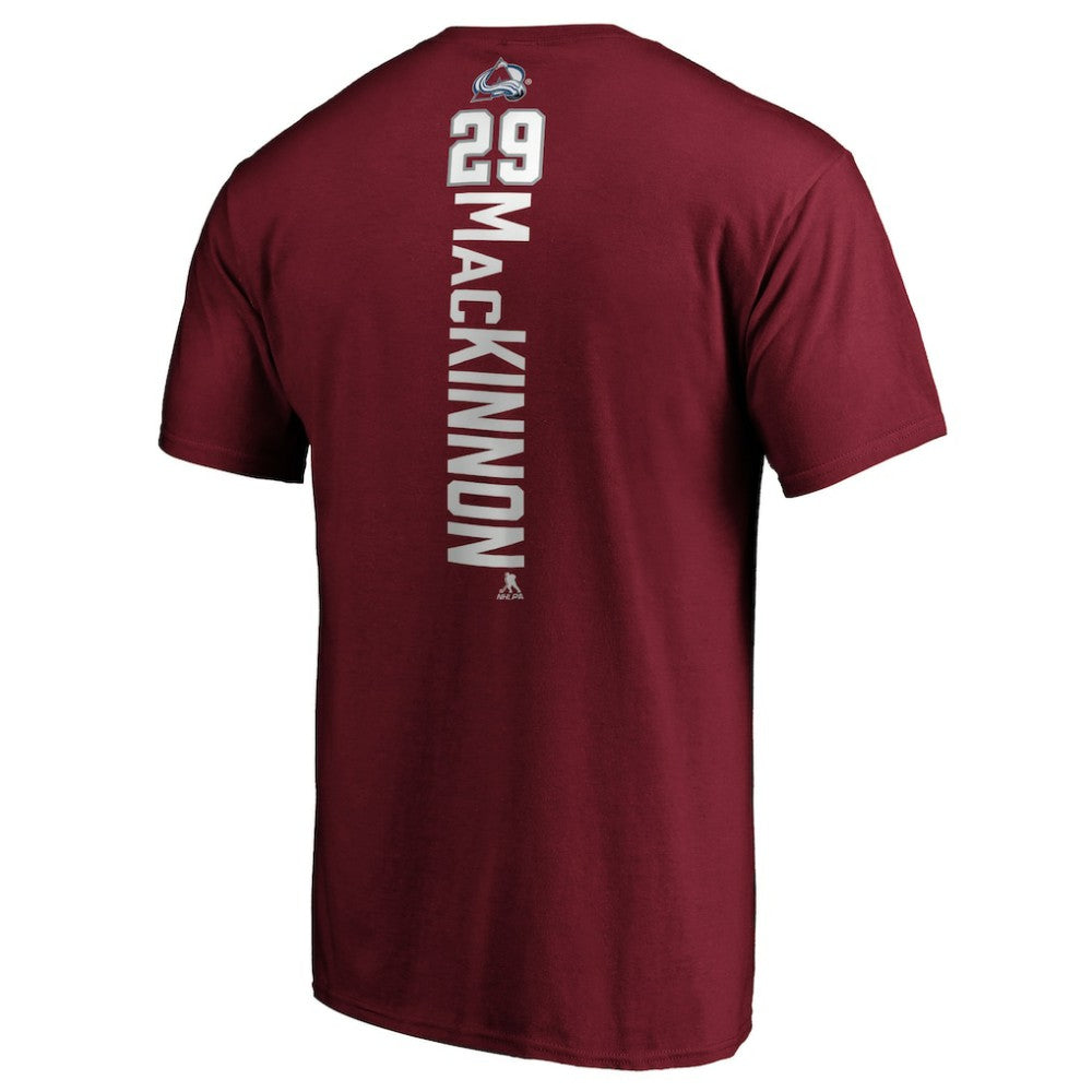 Nathan MacKinnon Colorado Avalanche Playmaker T-Shirt - Garnet | US 3908135
