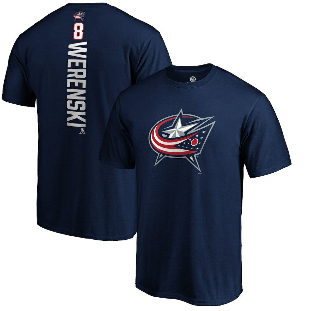 Zach Werenski Columbus Blue Jackets Playmaker T-Shirt - Navy | US 3908138