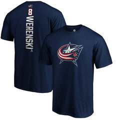 Zach Werenski Columbus Blue Jackets Playmaker T-Shirt - Navy | US 3908138