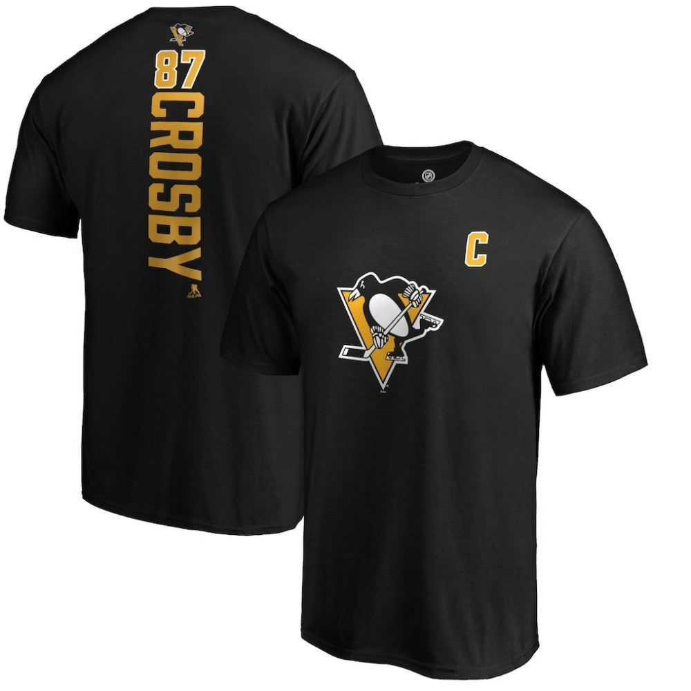 Sidney Crosby Pittsburgh Penguins Playmaker T-Shirt - Black | US 3908156