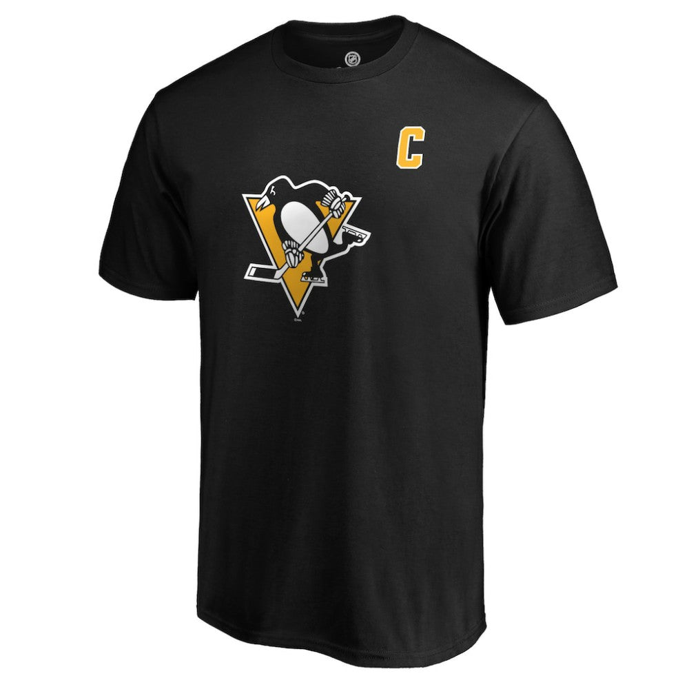 Sidney Crosby Pittsburgh Penguins Playmaker T-Shirt - Black | US 3908156