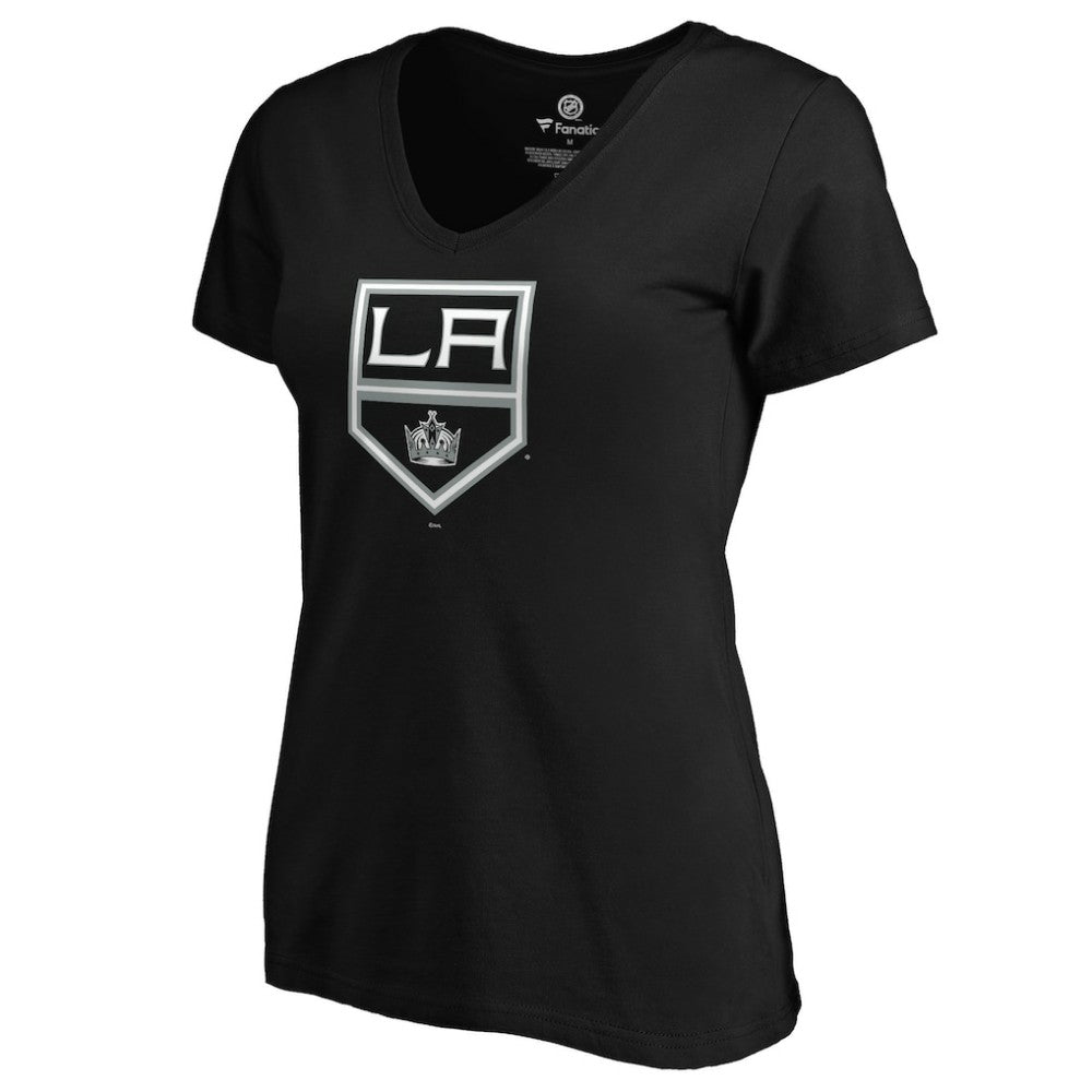 Anze Kopitar Los Angeles Kings Women's Playmaker V-Neck T-Shirt - Black | US 3908204