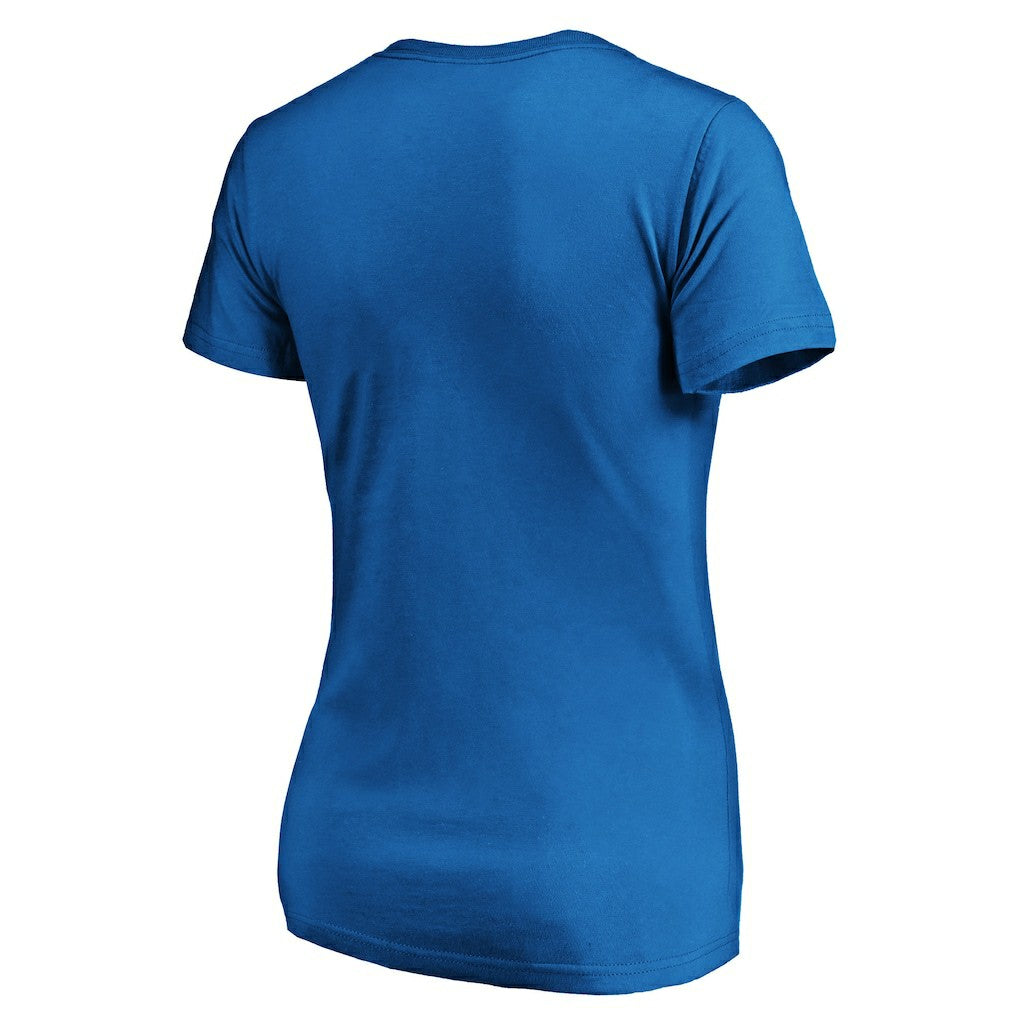 Los Angeles Chargers Women's Victory Arch V-Neck T-Shirt - Blue T-shirts