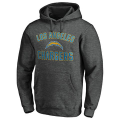 Los Angeles Chargers Victory Arch Pullover Hoodie - Heather Gray Hoodies