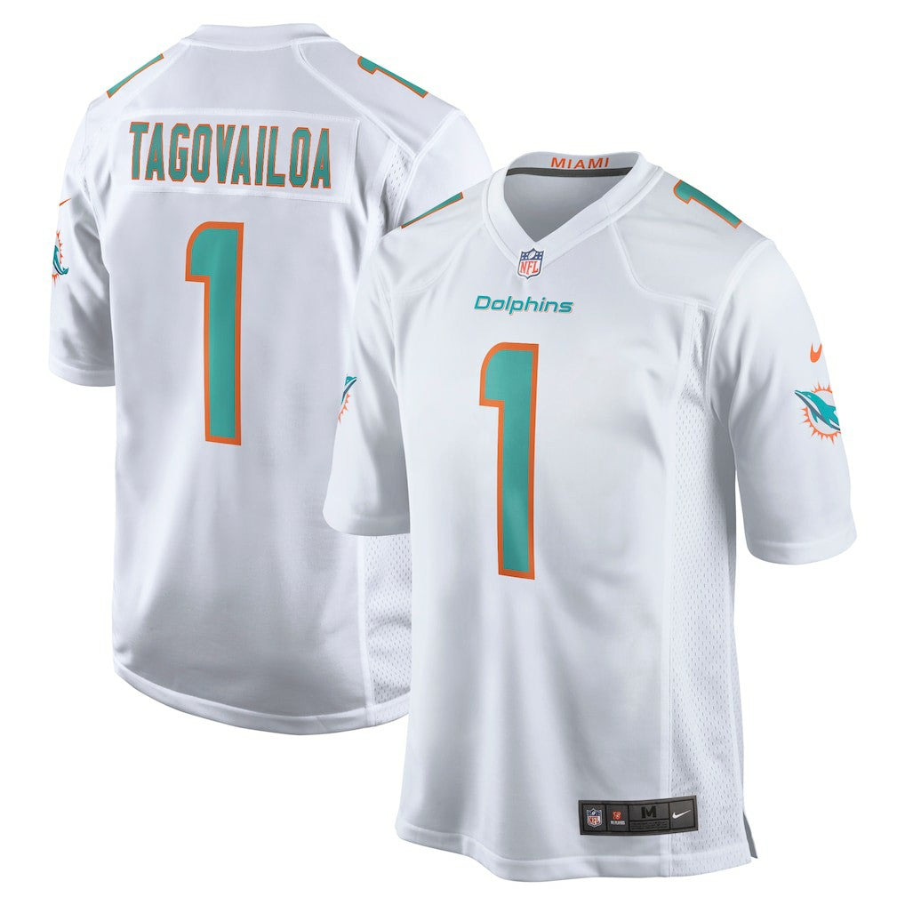 Tua Tagovailoa Miami Dolphins Game Jersey - White Jerseys
