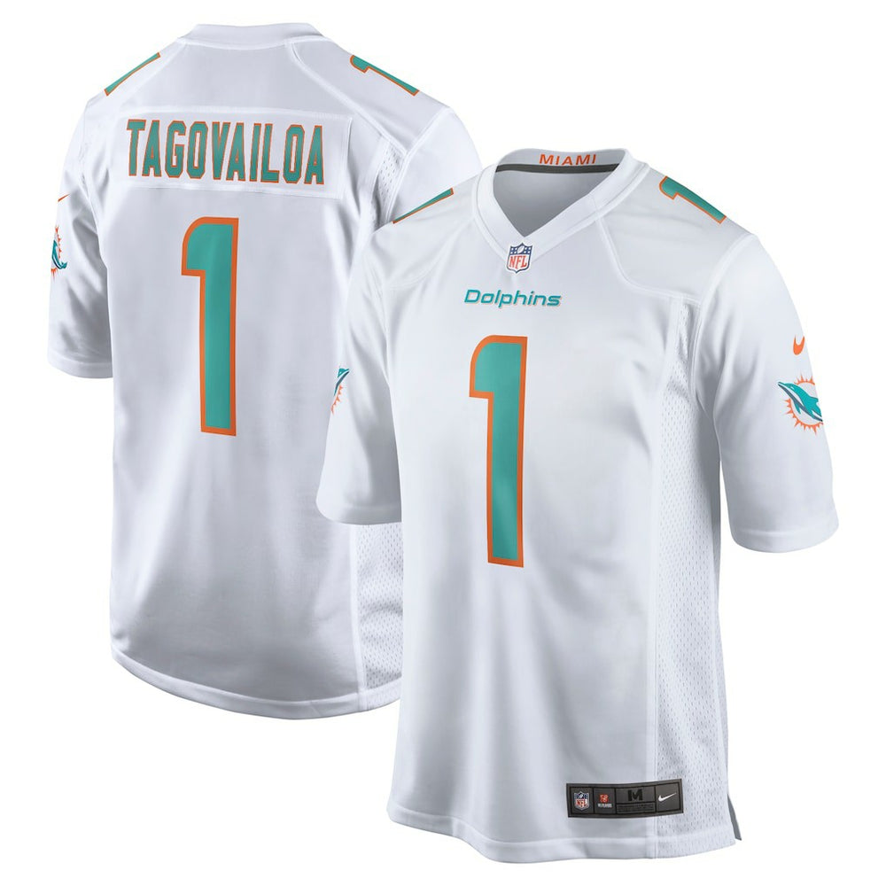Tua Tagovailoa Miami Dolphins Game Jersey - White Jerseys