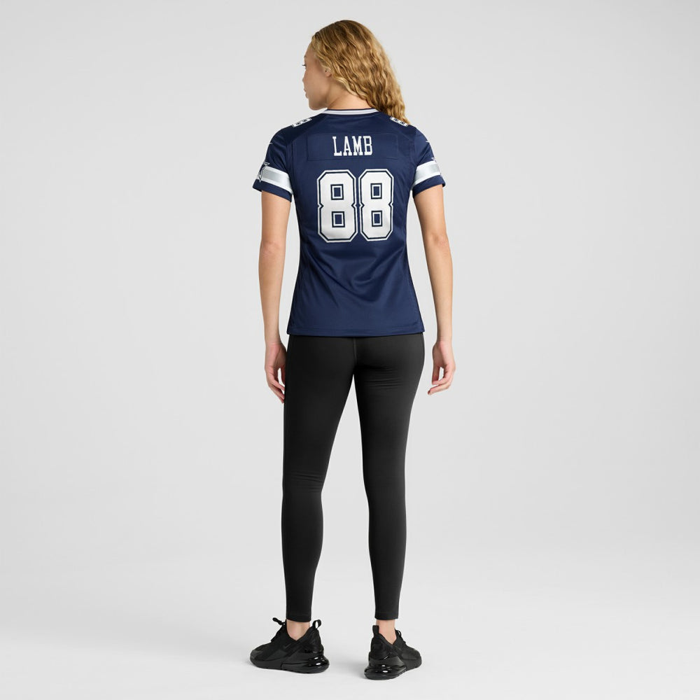 CeeDee Lamb Dallas Cowboys Women's Game Jersey - Navy Jerseys
