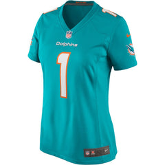 Tua Tagovailoa Miami Dolphins Women's Game Jersey - Aqua Jerseys