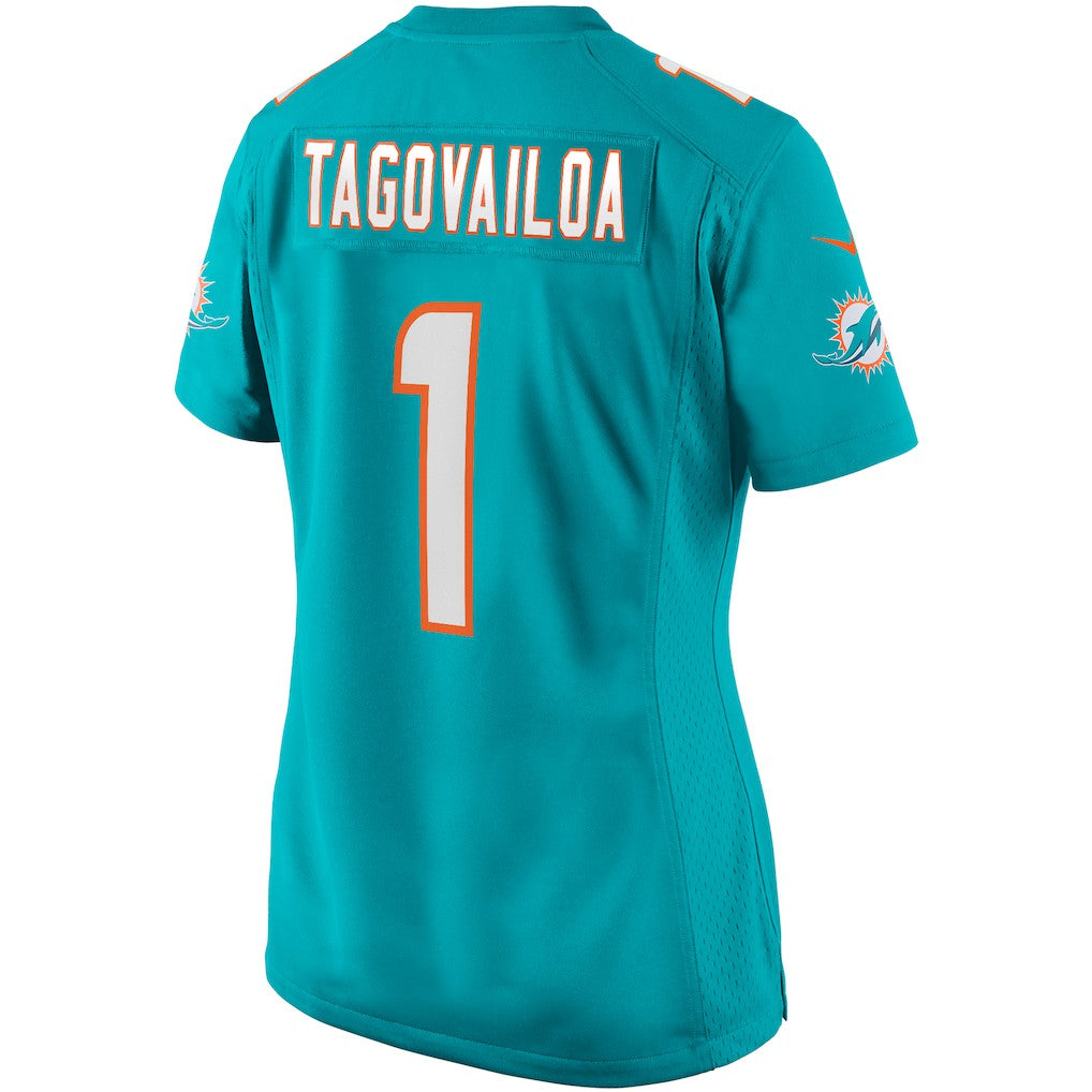Tua Tagovailoa Miami Dolphins Women's Game Jersey - Aqua Jerseys