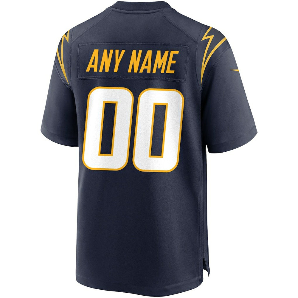 Los Angeles Chargers Alternate Custom Game Jersey - Navy Jerseys