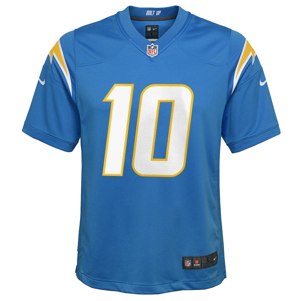 Justin Herbert Los Angeles Chargers Youth Game Jersey - Powder Blue Jerseys