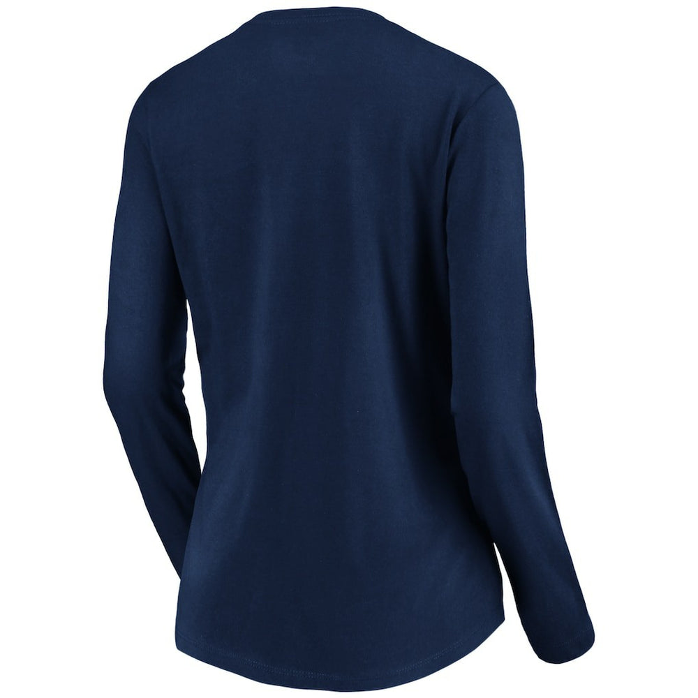 Indianapolis Colts Women's Banner Wave V-Neck Long Sleeve T-Shirt - Navy T-shirts