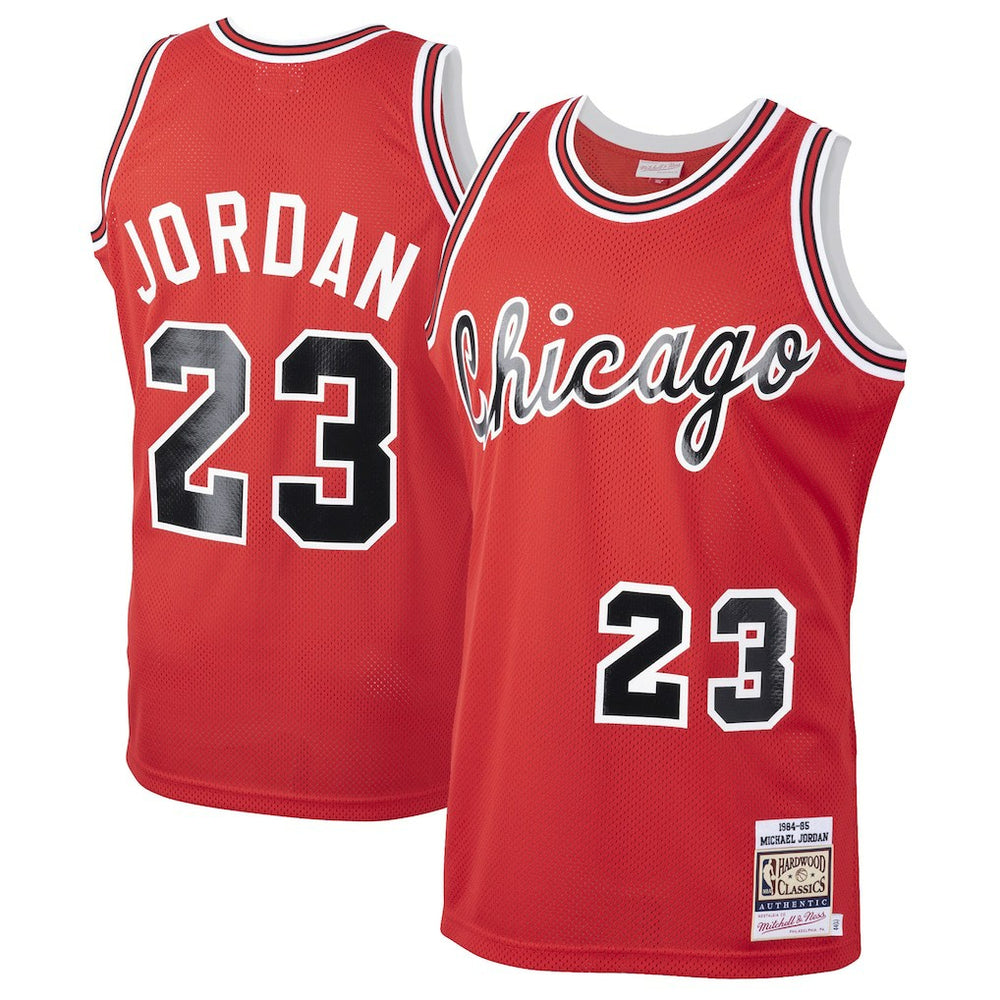 Michael Jordan Chicago Bulls 1984/85 Hardwood Classics Rookie Authentic Jersey Red - Mitchell & Ness