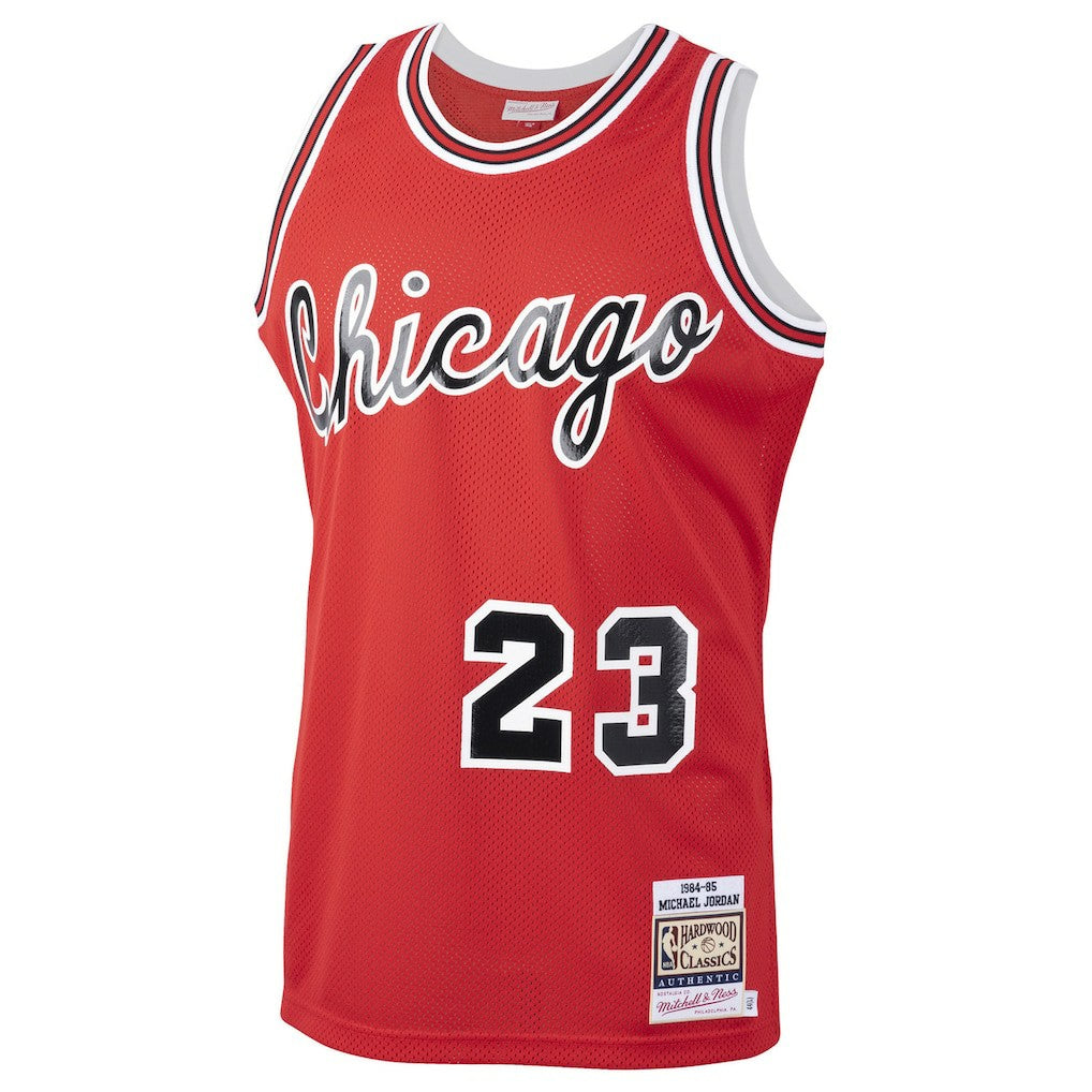 Michael Jordan Chicago Bulls 1984/85 Hardwood Classics Rookie Authentic Jersey Red - Mitchell & Ness