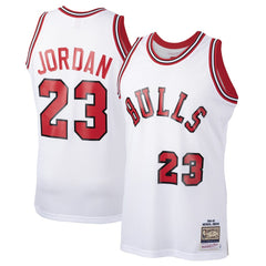 Michael Jordan Chicago Bulls 1984/85 Hardwood Classics Rookie Authentic Jersey White - Mitchell & Ness